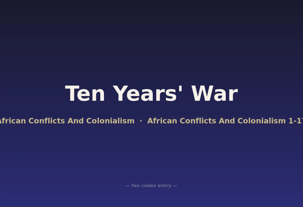 Ten Years' War